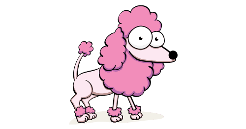 cartoon happy doggy daycare