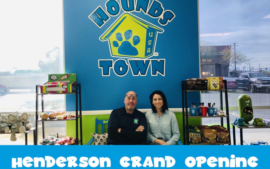 Grand Opening of Hounds Town Doggie Daycare Franchise in Henderson, NV