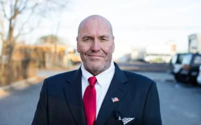 Hounds Town founder smiling in a